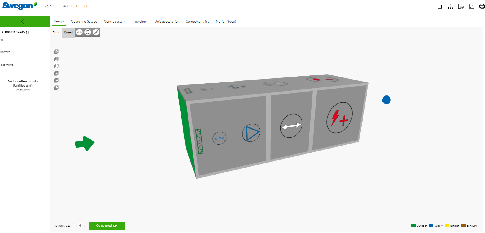 New release of AHU Design  v.3.3.0
(June 30, 2022)