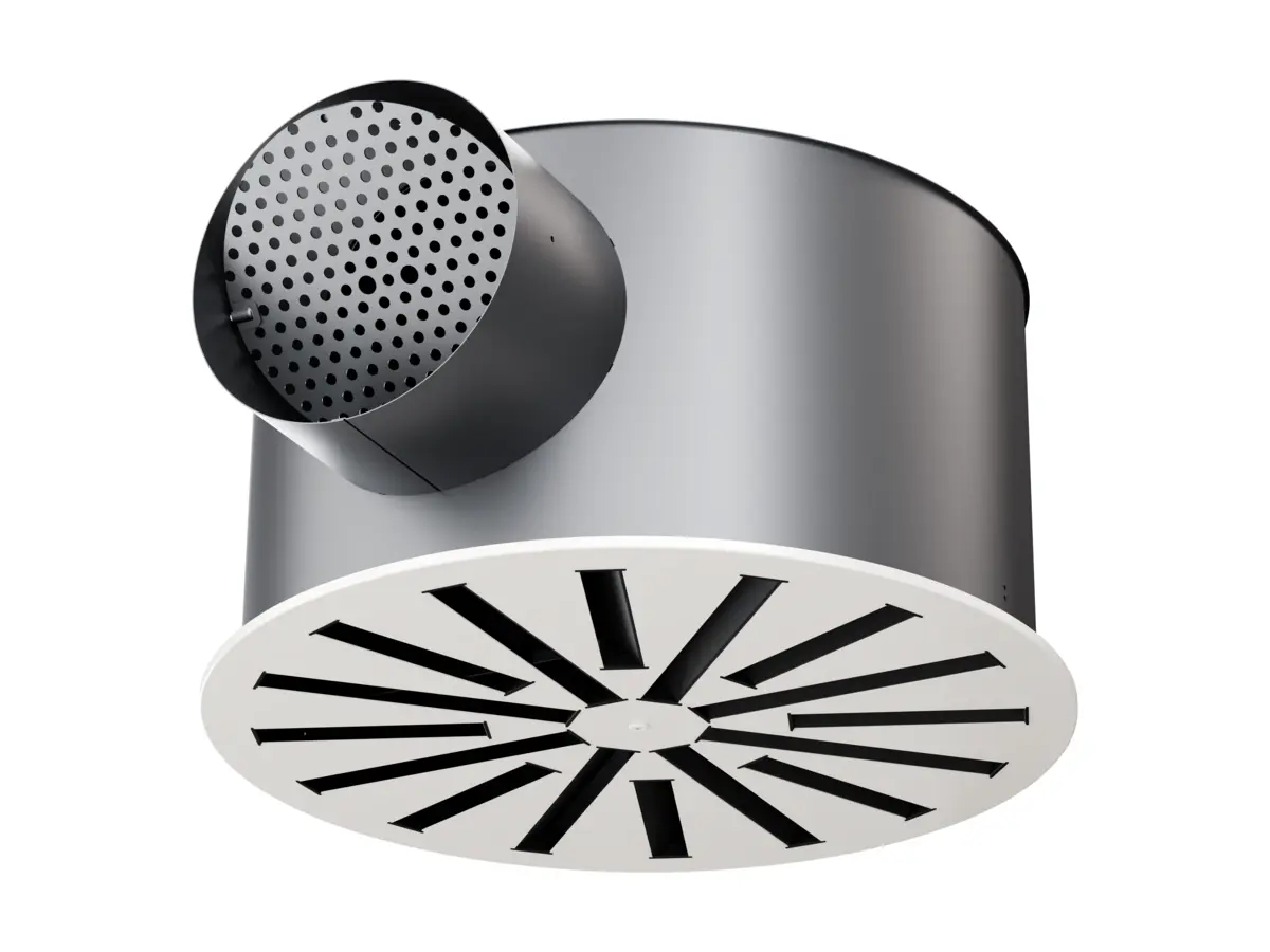 Product view - Plenum box with horizontal duct connection