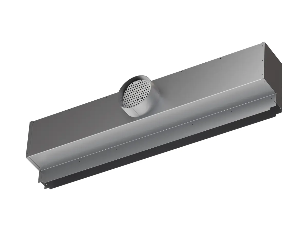 Horizontal duct connection