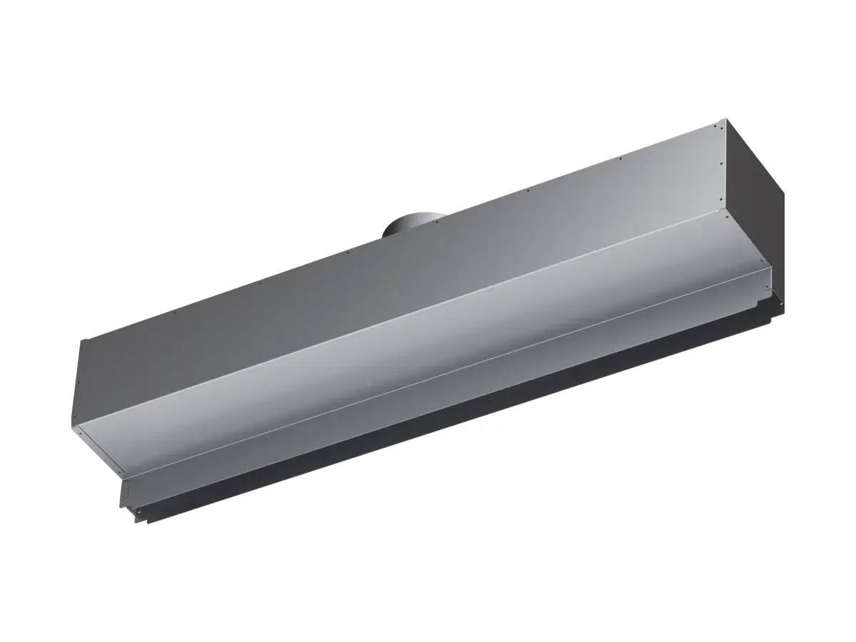 Vertical duct connection