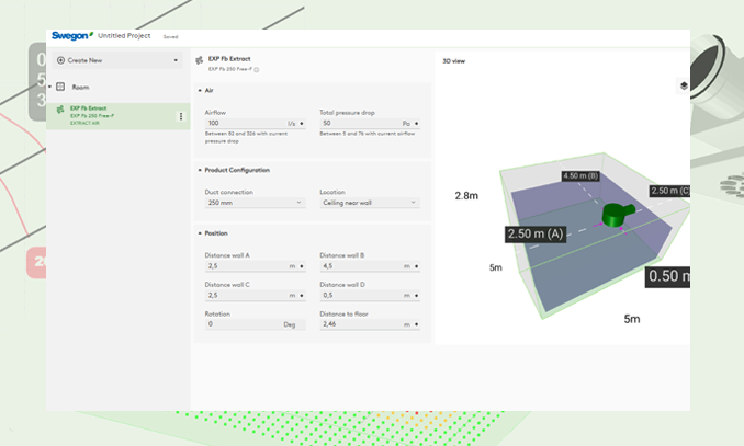 Maintenant, vous pouvez effectuer des calculs sur l'air extrait !