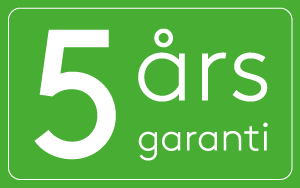 5 års garanti